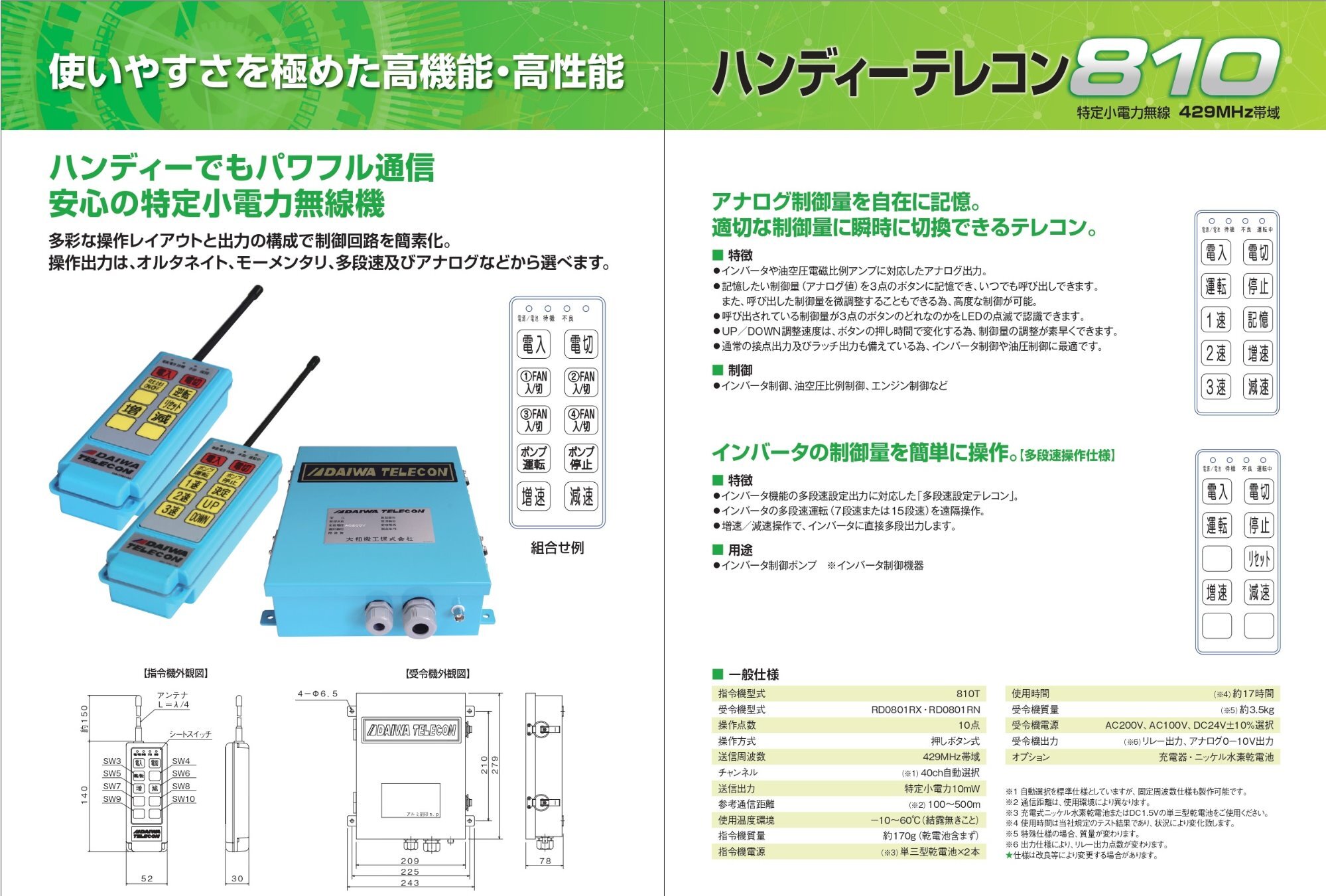 ダイワテレコン810